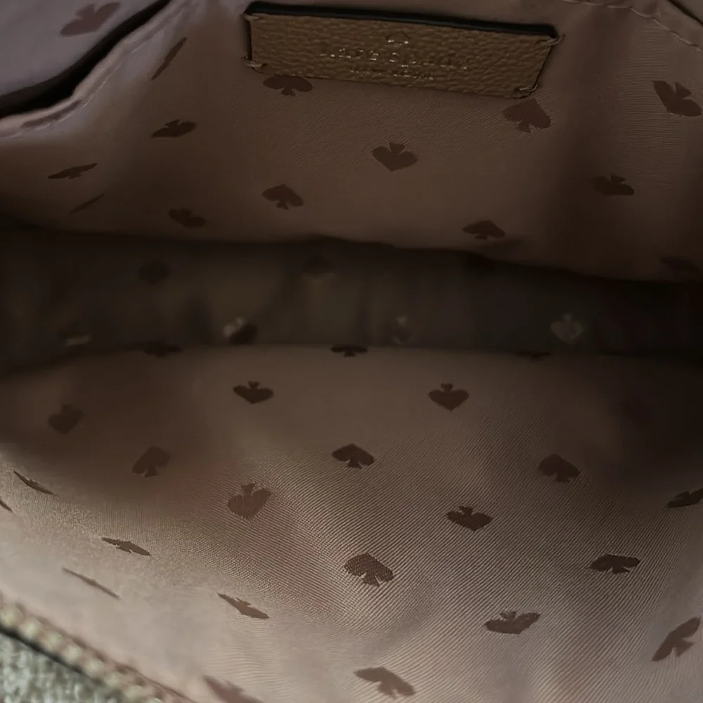 Kate Spade Tan Crossbody Bag with Gold Accents - Picture 8 of 9